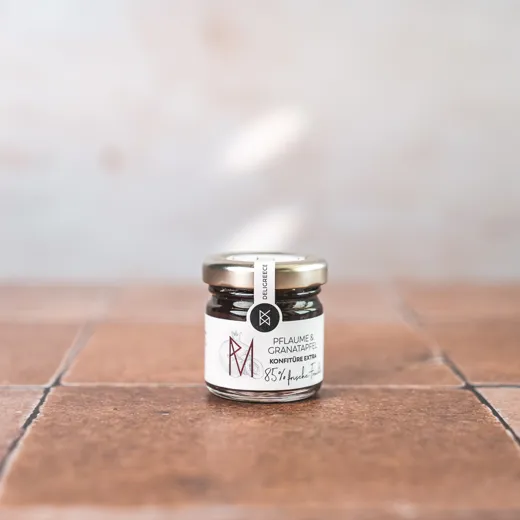 PFLAUME-GRANATAPFEL KONFITÜRE EXTRA | 40 g