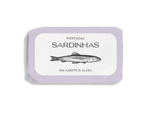 SARDINEN MIT IN OLIVENÖL UND<br />KNOBLAUCH | 120 g