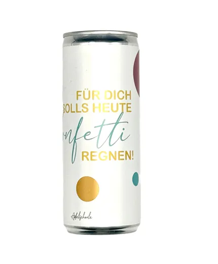 APFELSCHORLE "FÜR DICH SOLLS HEUTE KONFETTI REGNEN" | ALKOHOLFREI | 25 cl