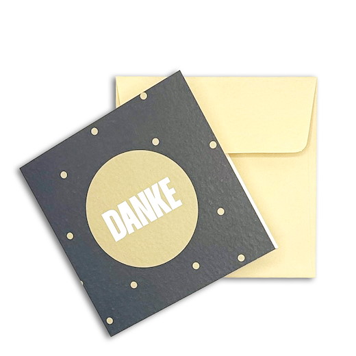 KARTE «DANKE» | inkl. Couvert