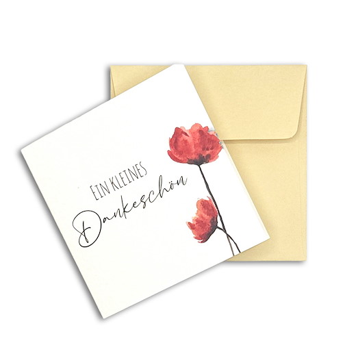 KARTE «EIN KLEINES DANKESCHÖN» | inkl. Couvert