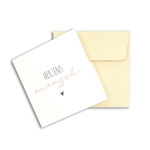 KARTE «HERZENSMENSCH» | inkl. Couvert
