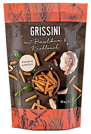 GRISSINI BASILIKUM & KNOBLAUCH | 75 g