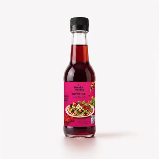 WUNDERDRESSING HIMBEERE MIT BASILIKUMÖL | 200 ml